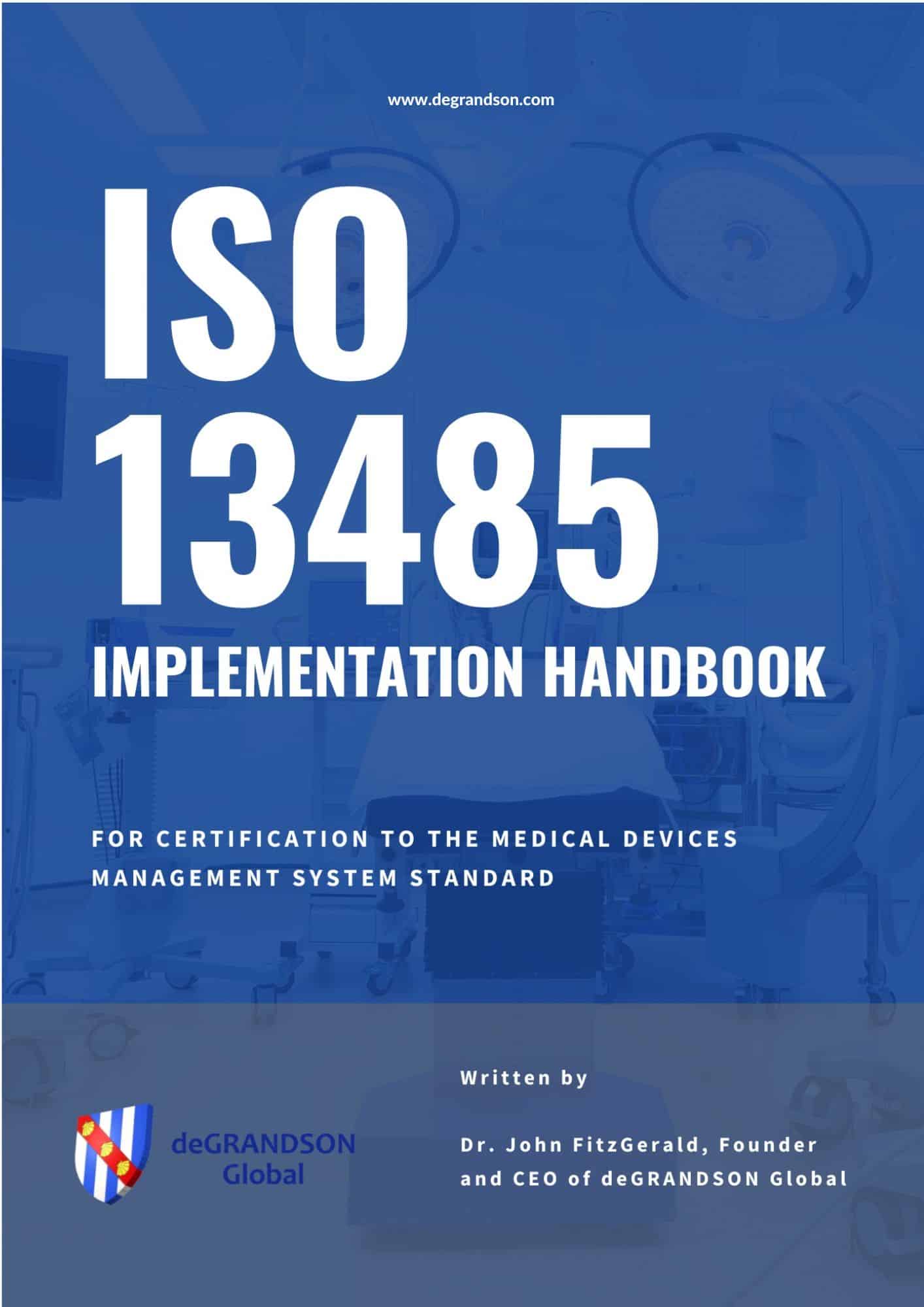 Free ISO 13485 Implementation Handbook Cover