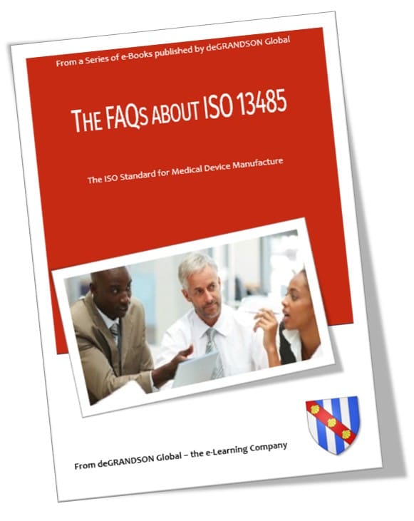 ISO 13485 FAQs eBook cover