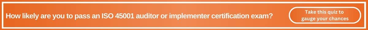 ISO 45001 Certification Quiz Banner CTA
