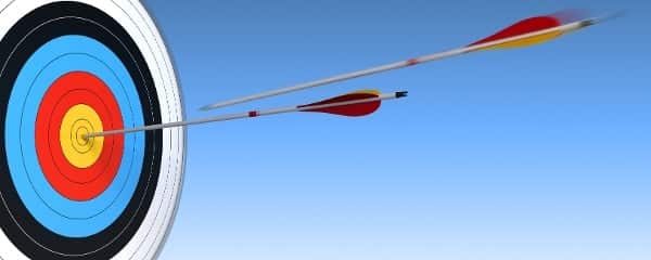 image of a target and some arrows symbolizing ISO 9001 Quality Objectives