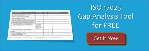 ISO 17025 Gap Analysis Tool for Free