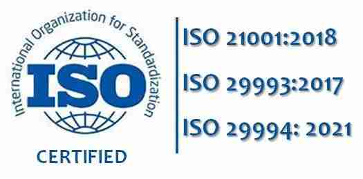 deGRANDSON Global Certifications - ISO 21001, ISO 29993, ISO 29994
