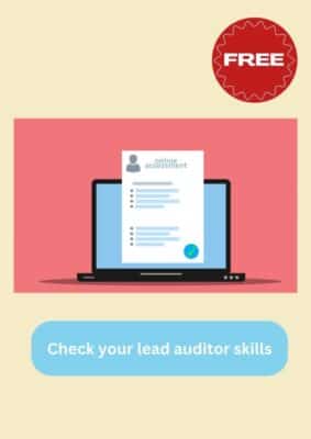 Test lead auditor skills checker alt